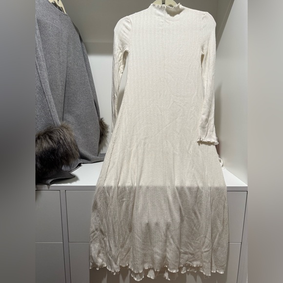 Mango Cream knit midi Dress - Picture 11 of 11